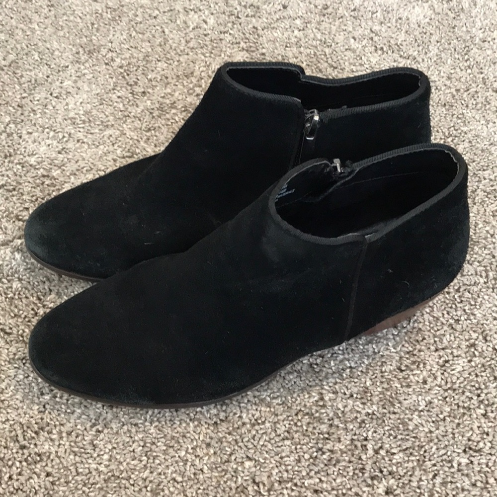Suede booties